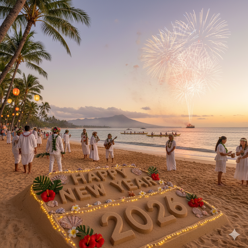 ハワイの正月の過ごし方|常夏の島で迎える特別な新年
